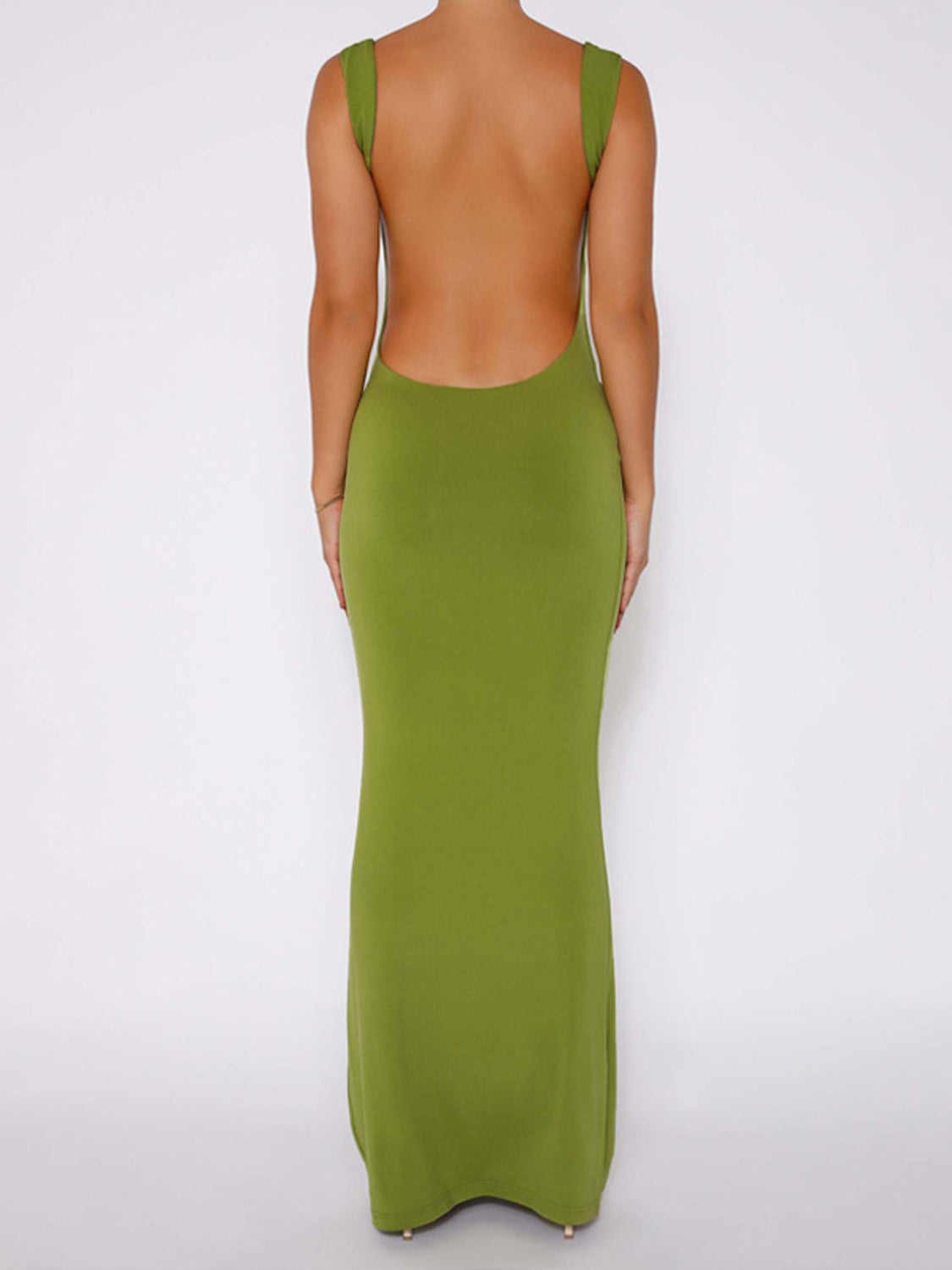 Backless Wide Strap Dress