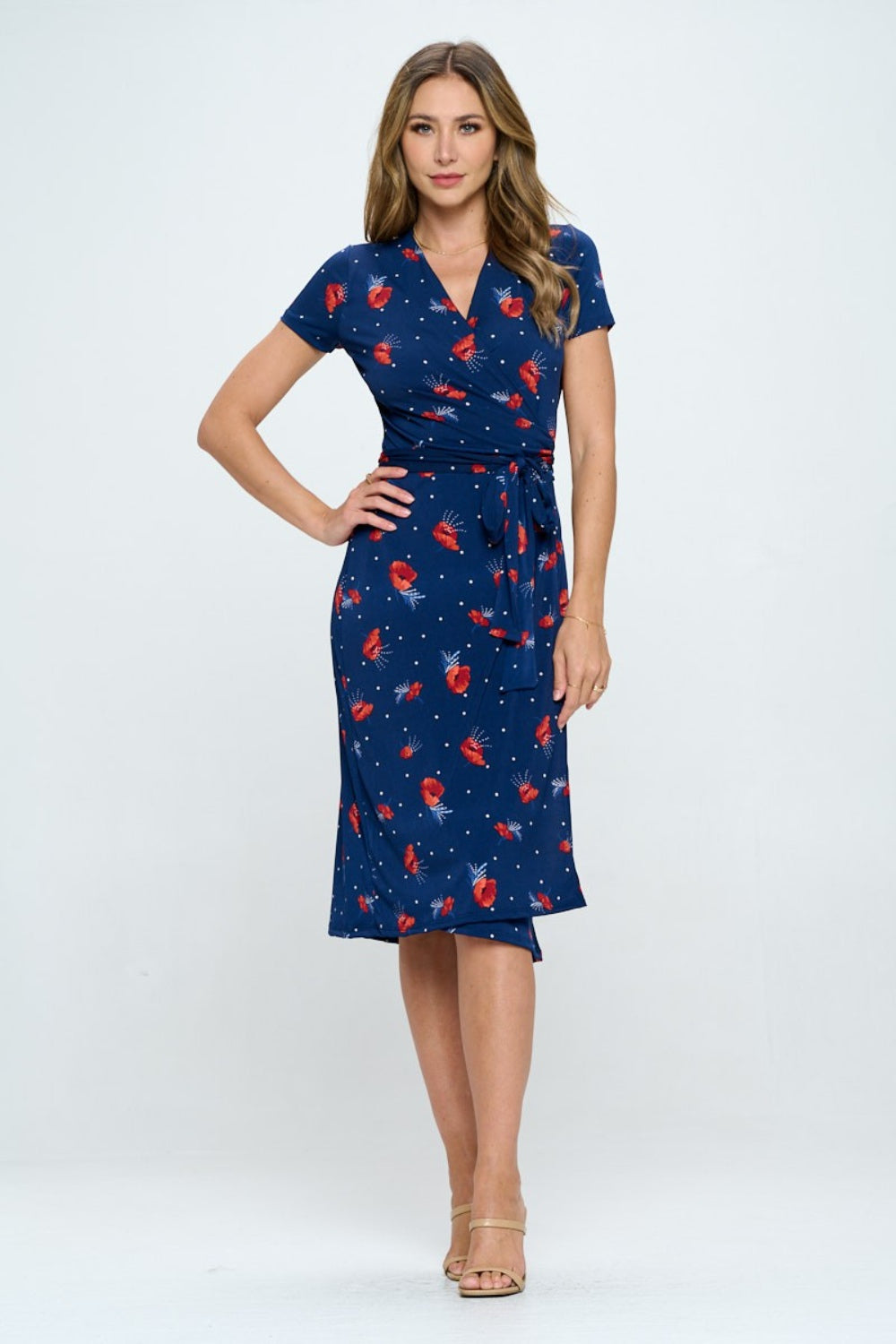 Miriam’s Radiant Tie Front Dress