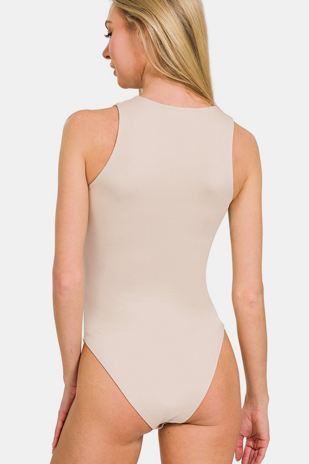 Carrie Sleeveless One-piece Bodysuit